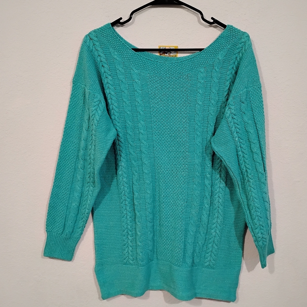 Clifford & Wills Teal Silk Sweater
